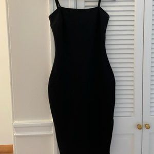 Lulus Paulina Black Bodycon Midi Dress - Small